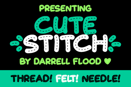 Cute Stitch font